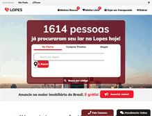 Tablet Screenshot of lopes.com.br